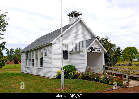 Une petite école près de Port Hope Michigan 1930 à 1988 Banque D'Images