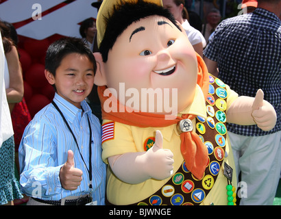 JORDAN NAGAI RUSSELL JUSQU'PREMIÈRE MONDIALE HOLLYWOOD Los Angeles CA USA 16 mai 2009 Banque D'Images