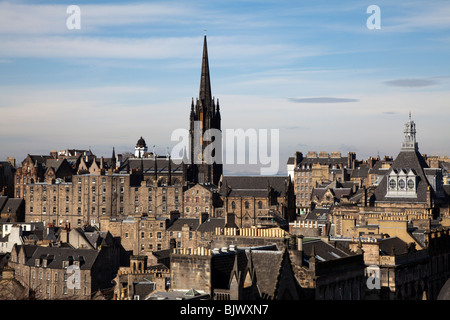 Aperçu de la ville, Édimbourg, Écosse Banque D'Images