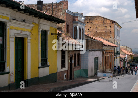 Candelaria, ancienne partie de la ville, Bogota, Colombie. Banque D'Images