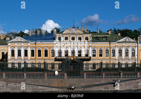Russie,St Petersburg,Sheremetev Palace, Musée de Anna Akhmatova dans la Fontaine Chambre Banque D'Images