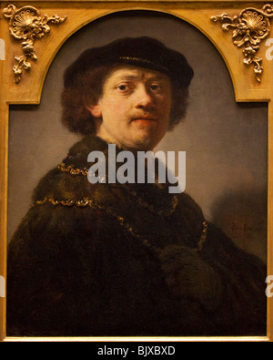 Self Portrait de Rembrandt van Rijn 1637 Wallace Collection Londres Angleterre Grande-bretagne Royaume-Uni UK GB British Isles Banque D'Images