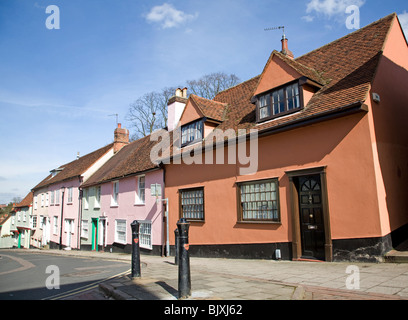 Bâtiments dans le quartier hollandais, Colchester Essex Banque D'Images