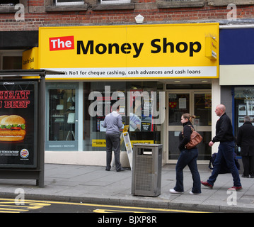 L'argent boutique, Nottingham, Angleterre, Royaume-Uni Banque D'Images