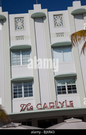 Le Carlyle Hotel 1250 Ocean Drive, Miami Beach, Florida, USA Banque D'Images