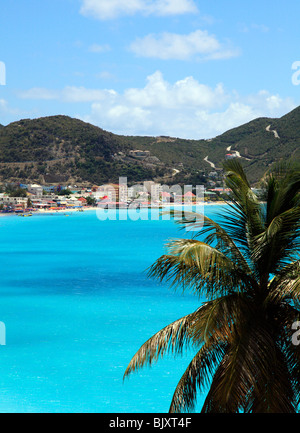 La baie de Philipsburg à St.Maarten. Caraïbes Banque D'Images