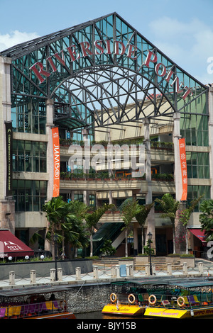 Riverside Point shopping centre, Clarke Quay, Singapour Banque D'Images