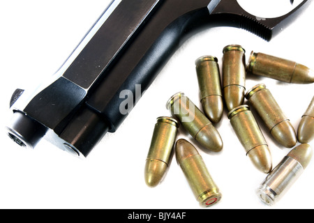 Pistolet semi-automatique de balles Banque D'Images