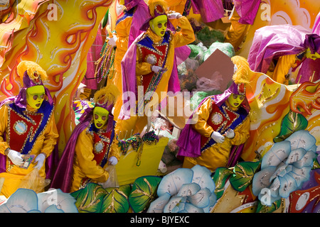 Krewe de Rex, Mardi Gras 2010, La Nouvelle-Orléans, Louisiane Banque D'Images