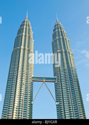 Les Tours Petronas à Kuala Lumpur, Malaisie Banque D'Images