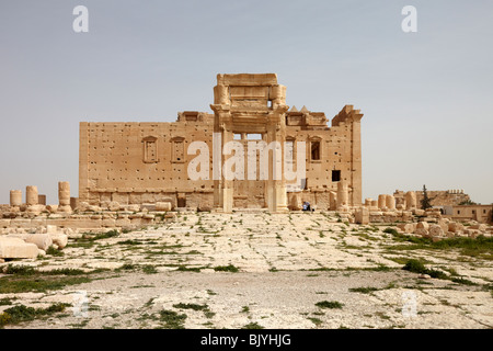 Palmyra Syrie le temple de Bel Banque D'Images