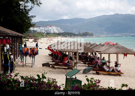 Yalong Bay, Sanya, Chine. Banque D'Images