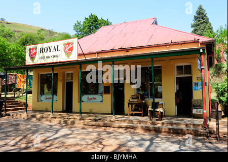 Ancienne ville minière de Pilgrim's Rest dans la province de Mpumalanga, Afrique du Sud Banque D'Images