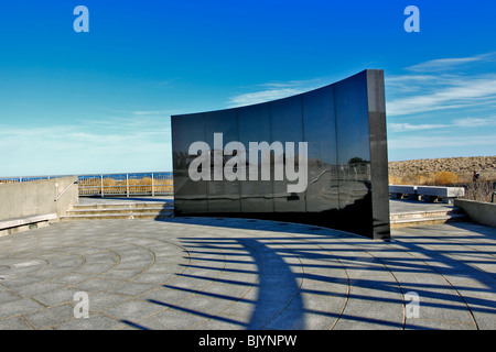 Le vol TWA 800 Memorial, Smith Point Beach, Long Island, NY Banque D'Images