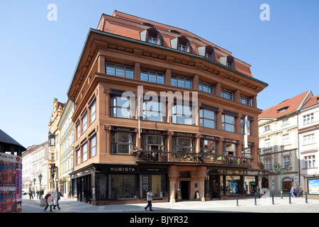 Maison à la Vierge Noire, Vieille Ville, Prague, République Tchèque Banque D'Images