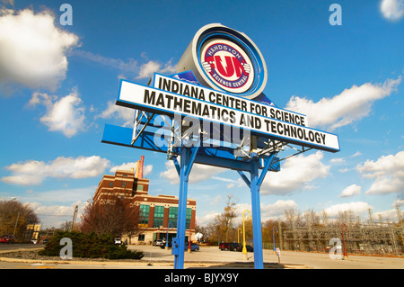 Centre des sciences ou le centre de l'Indiana pour la science, les mathématiques et la technologie à Fort Wayne, Indiana. Banque D'Images
