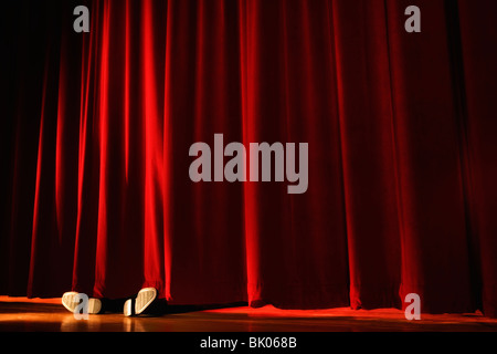 Lights on stage in theater Banque D'Images