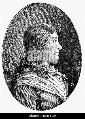 Roland de la Platière, Jeanne Marie (Manon), 17.3.1754 - 8.11.1793, auteur/écrivain français, portrait, gravure sur bois, XIXe siècle, Banque D'Images