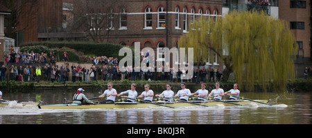 156E University Boat Race Oxford Cambridge Banque D'Images