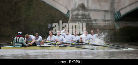 156E University Boat Race Oxford Cambridge Banque D'Images