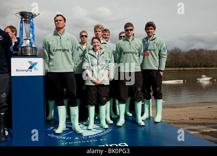 156E University Boat Race Oxford Cambridge Banque D'Images