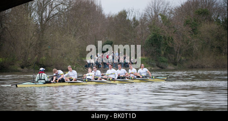 Le 03/04/2010. Le 156e Xchanging Boat Race Université entre l'Université d'Oxford et l'Université de Cambridge Banque D'Images