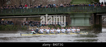 Le 03/04/2010. Le 156e Xchanging Boat Race Université entre l'Université d'Oxford et l'Université de Cambridge Banque D'Images