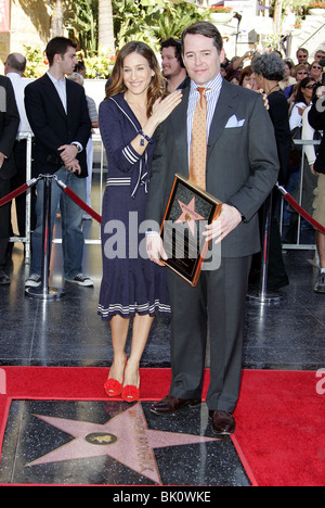 MATTHEW BRODERICK Sarah Jessica Parker Matthew Broderick & NATHAN LANE Walk of Fame de Hollywood Hollywood LOS ANGELES USA 09 Ja Banque D'Images