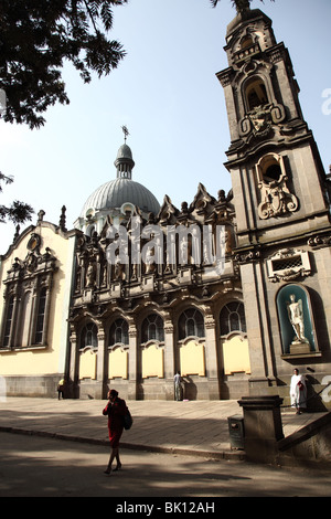 La Cathédrale Holy Trinity, Addis-Abeba, Ethiopie Banque D'Images