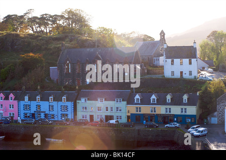 L'Écosse, Skye, Portree Banque D'Images