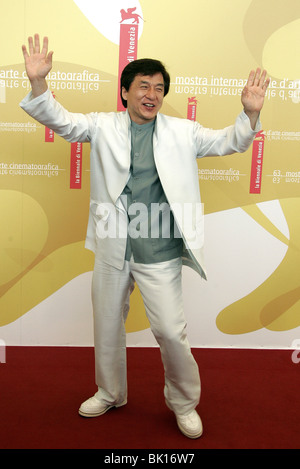 JACKIE CHAN ROB-B-HOOD PHOTOCALL 63E FESTIVAL DU FILM DE VENISE Venise ITALIE 08 Septembre 2006 Banque D'Images