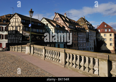 Pont Saint Martin, La Petite France, Strasbourg Banque D'Images