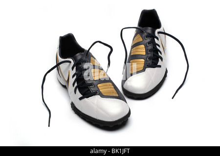 Chaussures de sport Nike chaussures de football coupe Banque D'Images