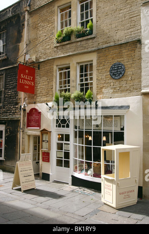 Sally Lunn's House, Bath, Avon Banque D'Images