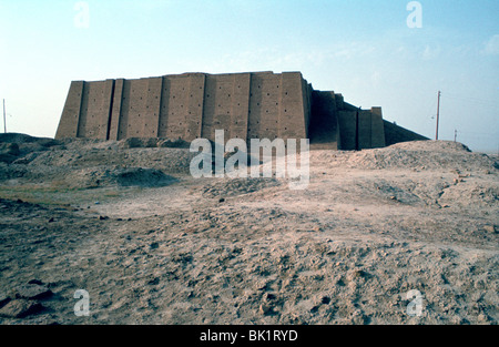 Grande ziggourat d'Ur, l'Iraq, 1977. Banque D'Images