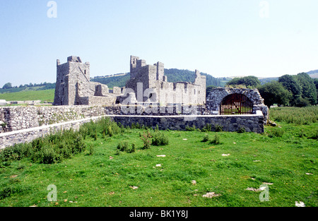 Abbaye de Fore, comté de Westmeath, Irlande Eire Irish abbayes monastères monastère bénédictin médiéval ruine ruines Vue 13ème siècle Banque D'Images