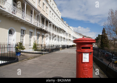 Royal York Crescent, Clifton, Bristol, Royaume-Uni Banque D'Images