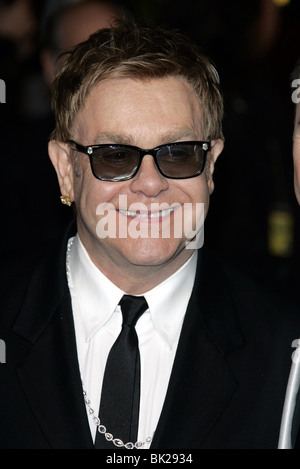 ELTON JOHN VANITY FAIR PARTIE 2007 HOLLYWOOD LOS ANGELES MORTONS USA 25 Février 2007 Banque D'Images