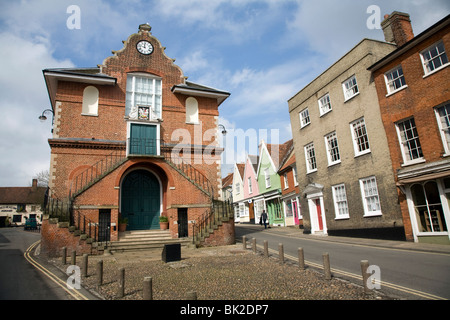 Shire Hall sur Market Hill, Woodbridge, Suffolk Banque D'Images