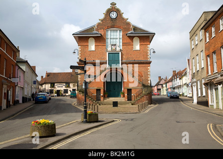 Shire Hall sur Market Hill, Woodbridge, Suffolk Banque D'Images