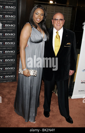 JENNIFER HUDSON & CLIVE DAVIS 2007 CLIVE DAVIS PRE GRAMMY PARTY Beverly Hilton Hotel BEVERLY HILLS LOS ANGELES USA 10 Februar Banque D'Images