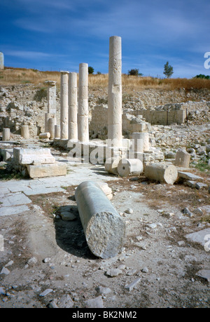 Ruines d'Amathus, à Chypre, en 2001. Banque D'Images
