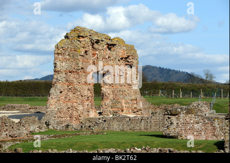 Vestiges de la ville romaine de Viroconium Cornoviorum à Wroxeter près de Shrewsbury dans le Shropshire Uk Banque D'Images