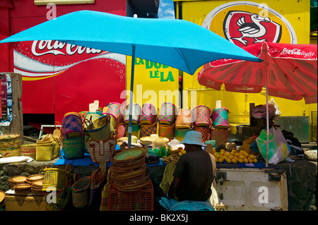 Le MARCHÉ À SAINT-PAUL, l'île de la réunion Banque D'Images