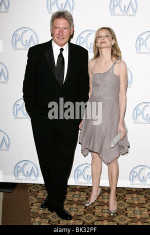 HARRISON FORD & Calista Flockhart PRODUCTEURS 2007 GUILD OF AMERICA AWARDS CENTURY CITY LOS ANGELES USA 20 janvier 2007 Banque D'Images