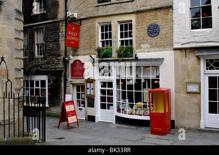 Sally Lunn's House, Bath, Somerset, England, UK Banque D'Images