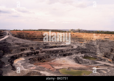 La mine d'uranium à ciel ouvert dans le Parc National de Kakadu, Australie Banque D'Images