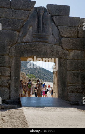 Pelopennese Mycènes Grèce Banque D'Images