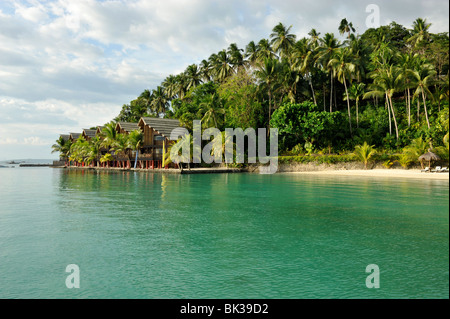 Pearl Farm Resort sur l'île de Samar à Davao, Mindanao, Philippines, Asie du Sud, Asie Banque D'Images