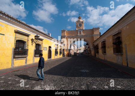 Arc de Santa Catalina, Antigua, UNESCO World Heritage Site, Guatemala, Amérique Centrale Banque D'Images